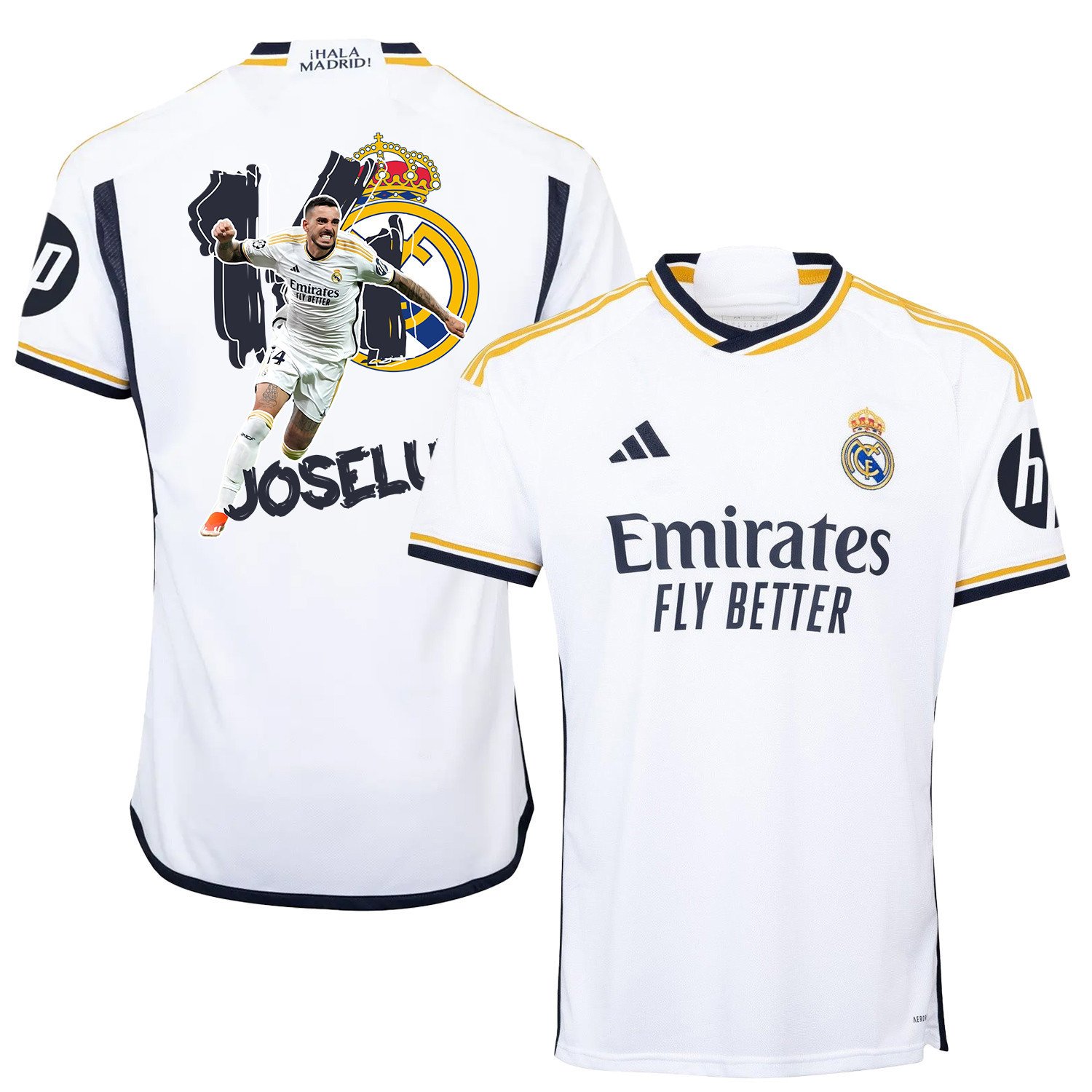 Joselu 14 Real Madrid Fan Art 2023/24 Home Jersey – Men