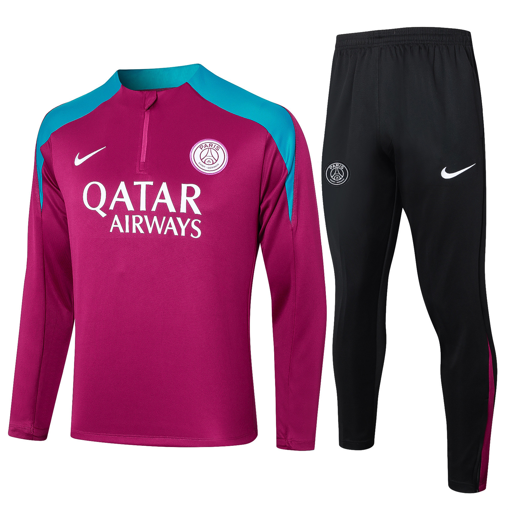 Paris Saint Germain 24/25 Training Top Set – Pink/Blue/Black