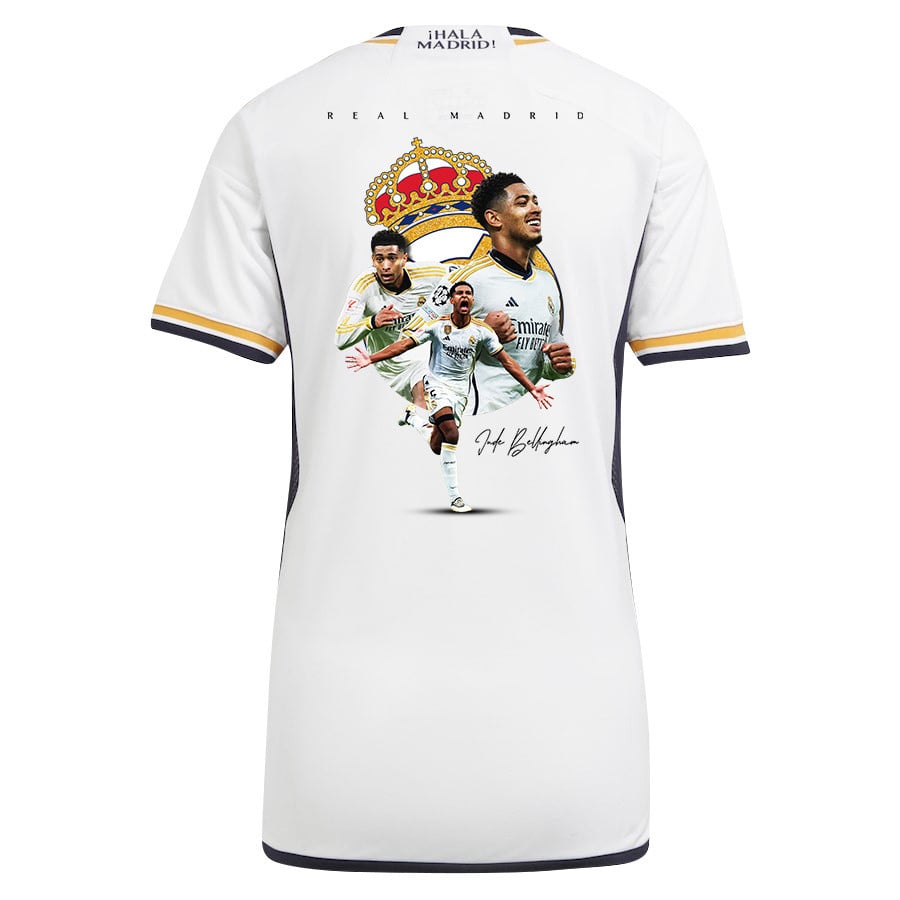 Jude Bellingham 5 Real Madrid 2023/24 Women Jersey – Best Moments Idea