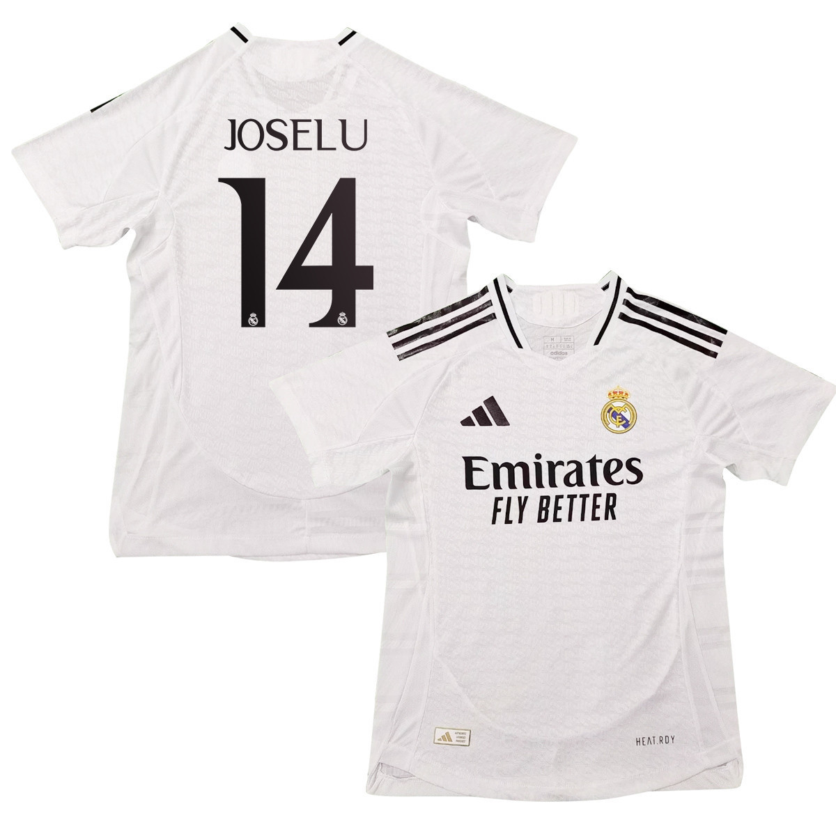 Joselu Mato 14 Real Madrid 2024/25 Home Jersey – Men, White