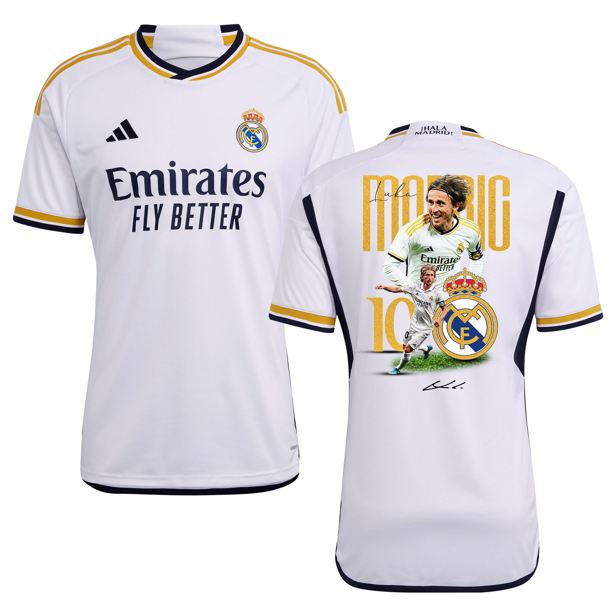Luka Modric 10 Real Madrid 2023/24 Master Of The Pass Home Jersey – Men