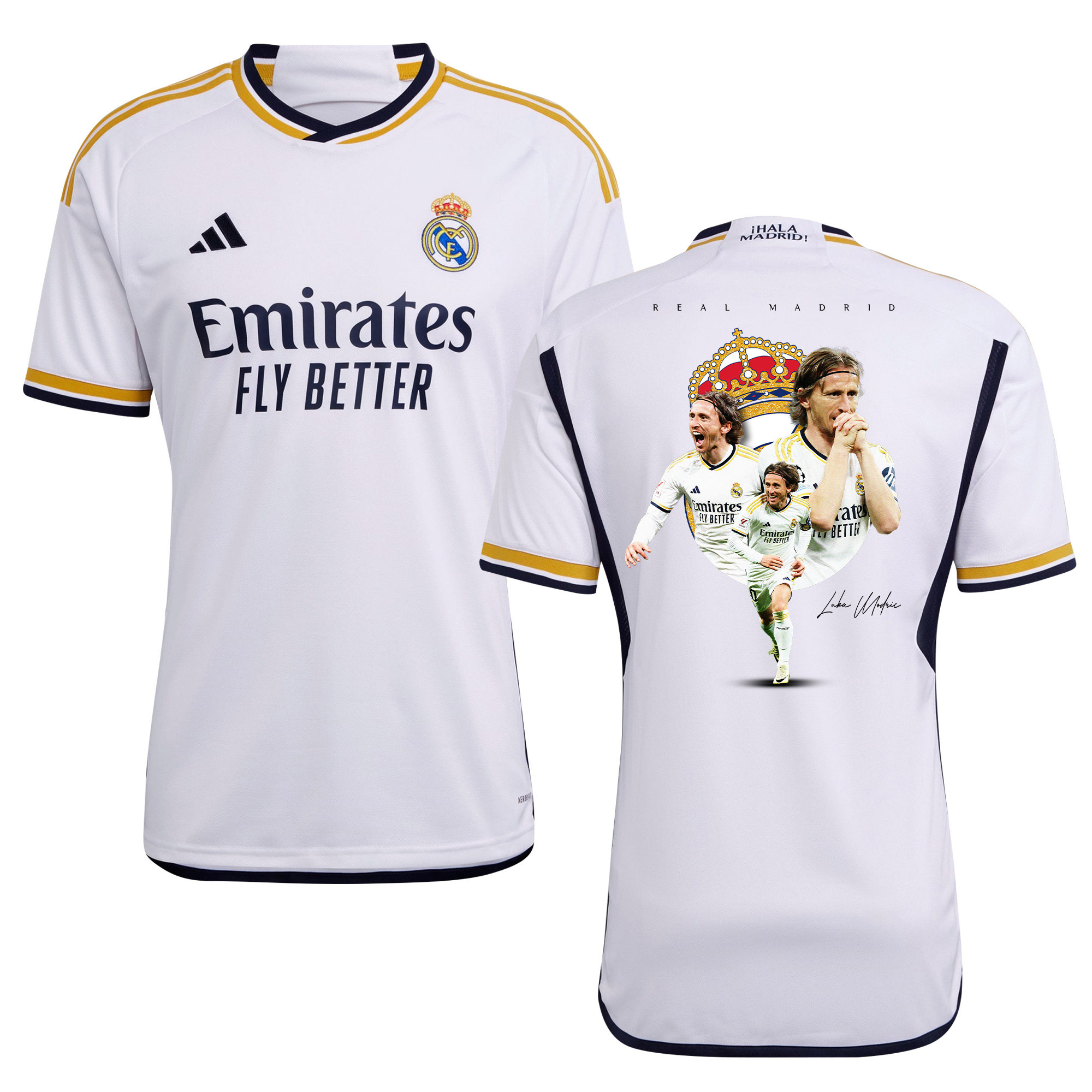Luka Modric 10 Real Madrid 2023/24 Men Home Jersey – Best Moments