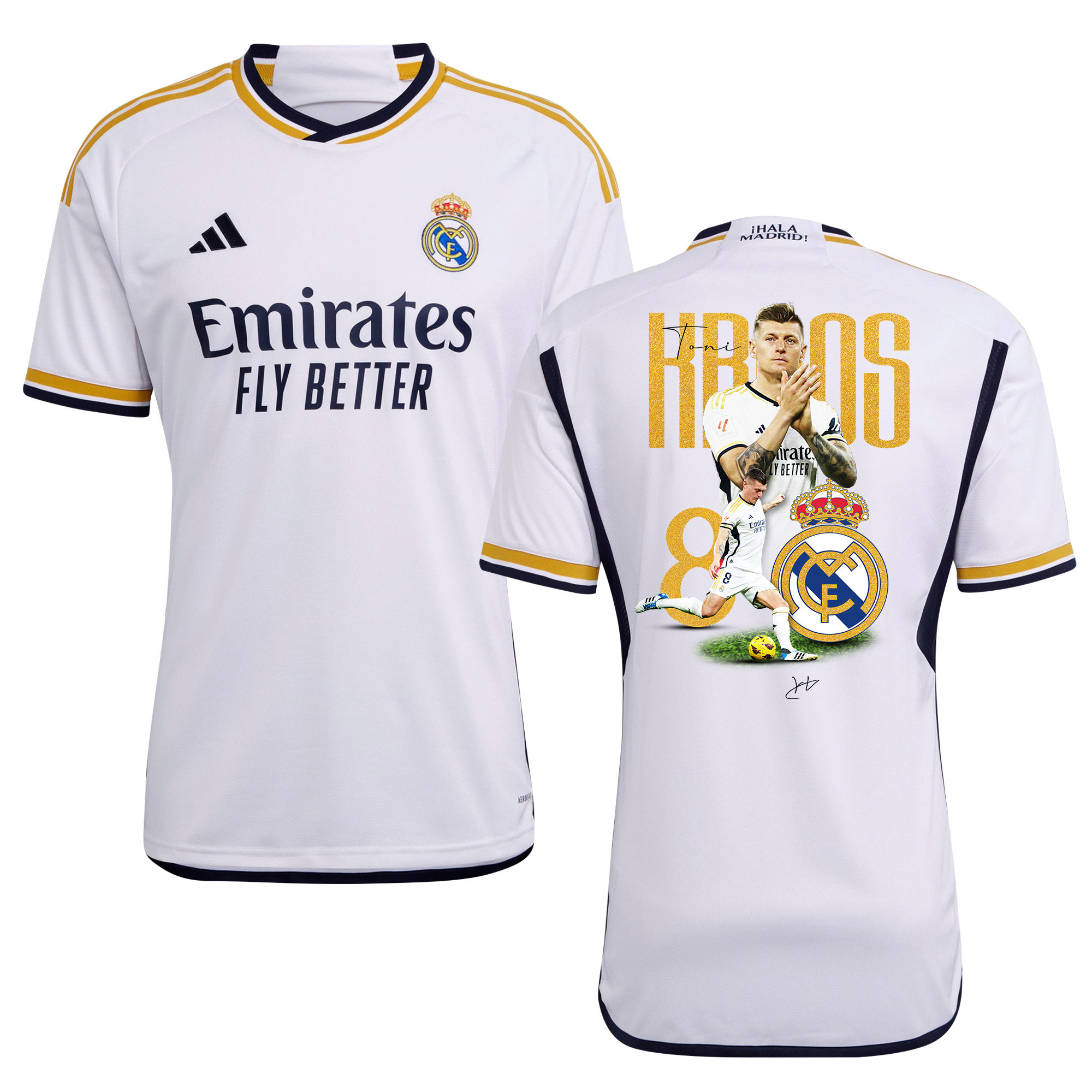 Toni Kroos 8 Real Madrid 2023/24 Legacy Of A Legend Home Jersey – Men