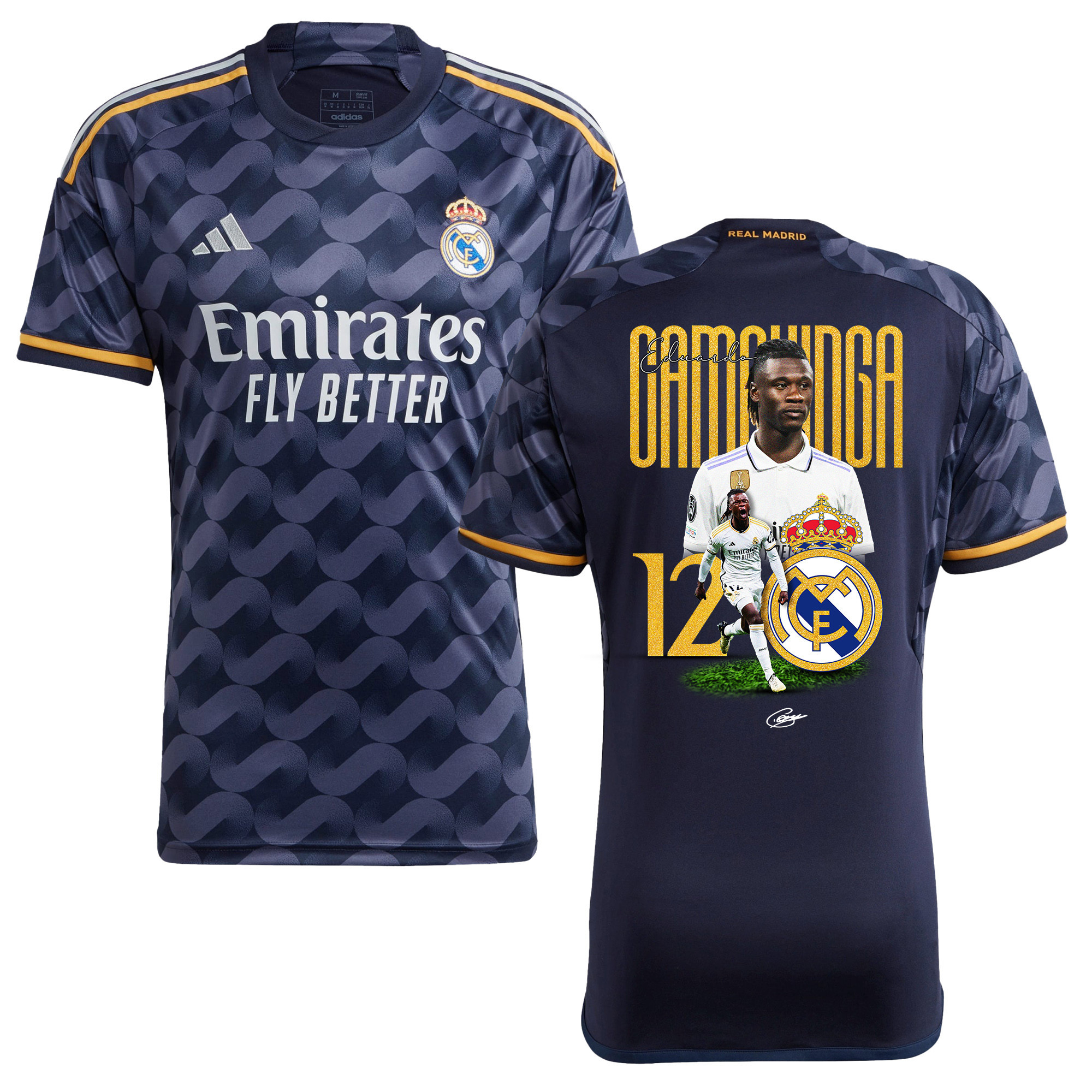 Eduardo Camavinga 12 Real Madrid Legacy Of A Legend Away Jersey – Men