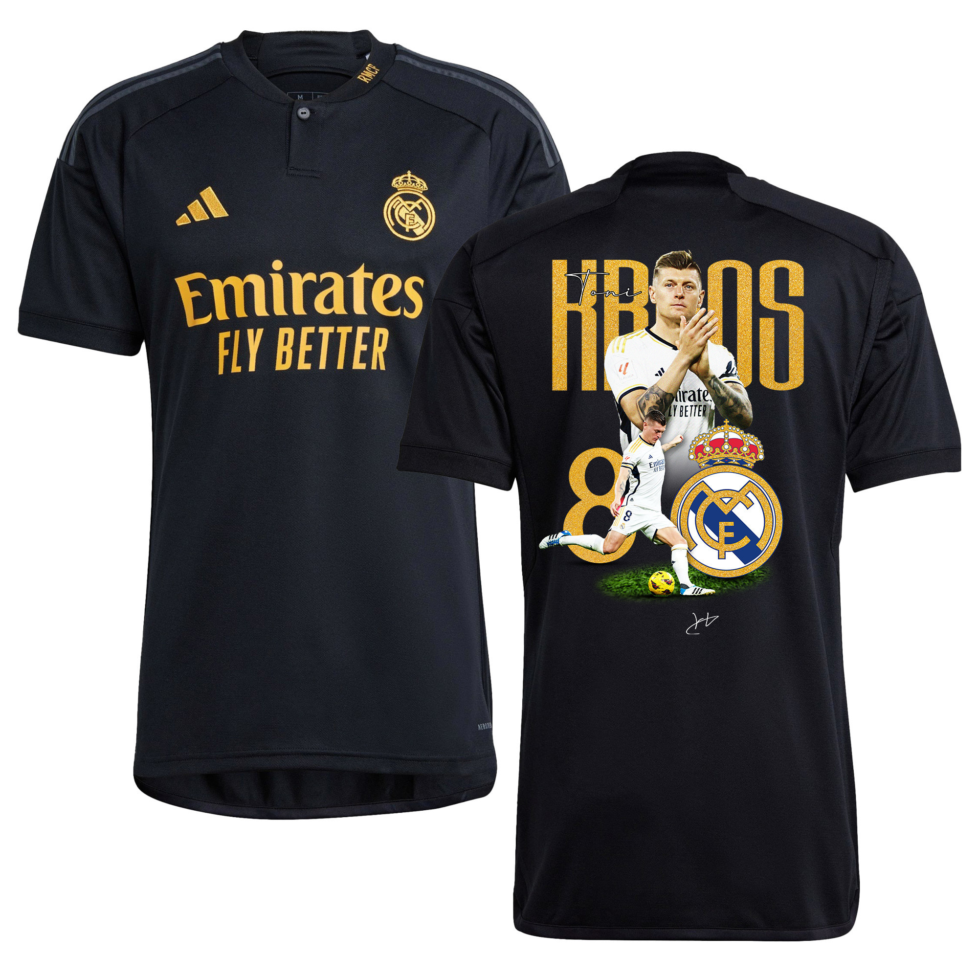 Toni Kroos 8 Real Madrid 2023/24 Legacy Of A Legend Third Jersey – Men