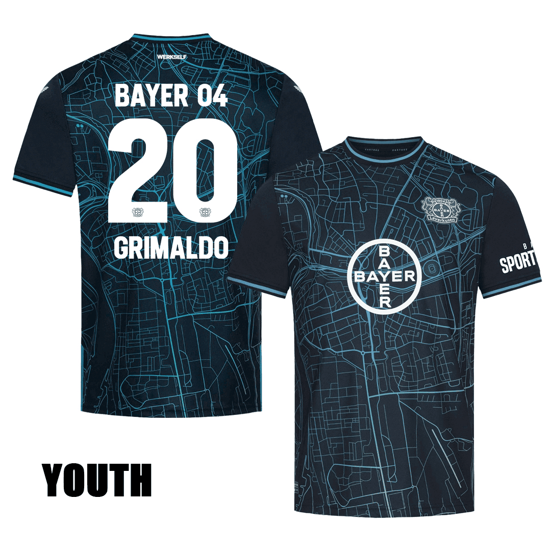 Alejandro Grimaldo 20 Bayer 04 Leverkusen 2023/24 YOUTH Special Edition Jersey