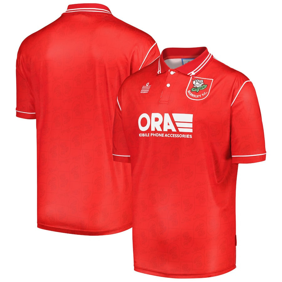 Barnsley 1996 Admiral Home Retro Jersey – Men, Red