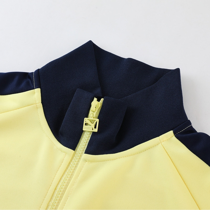 Manchester City Football Tracksuit/ Anthem Jacket 23/24 – Navy/Yellow