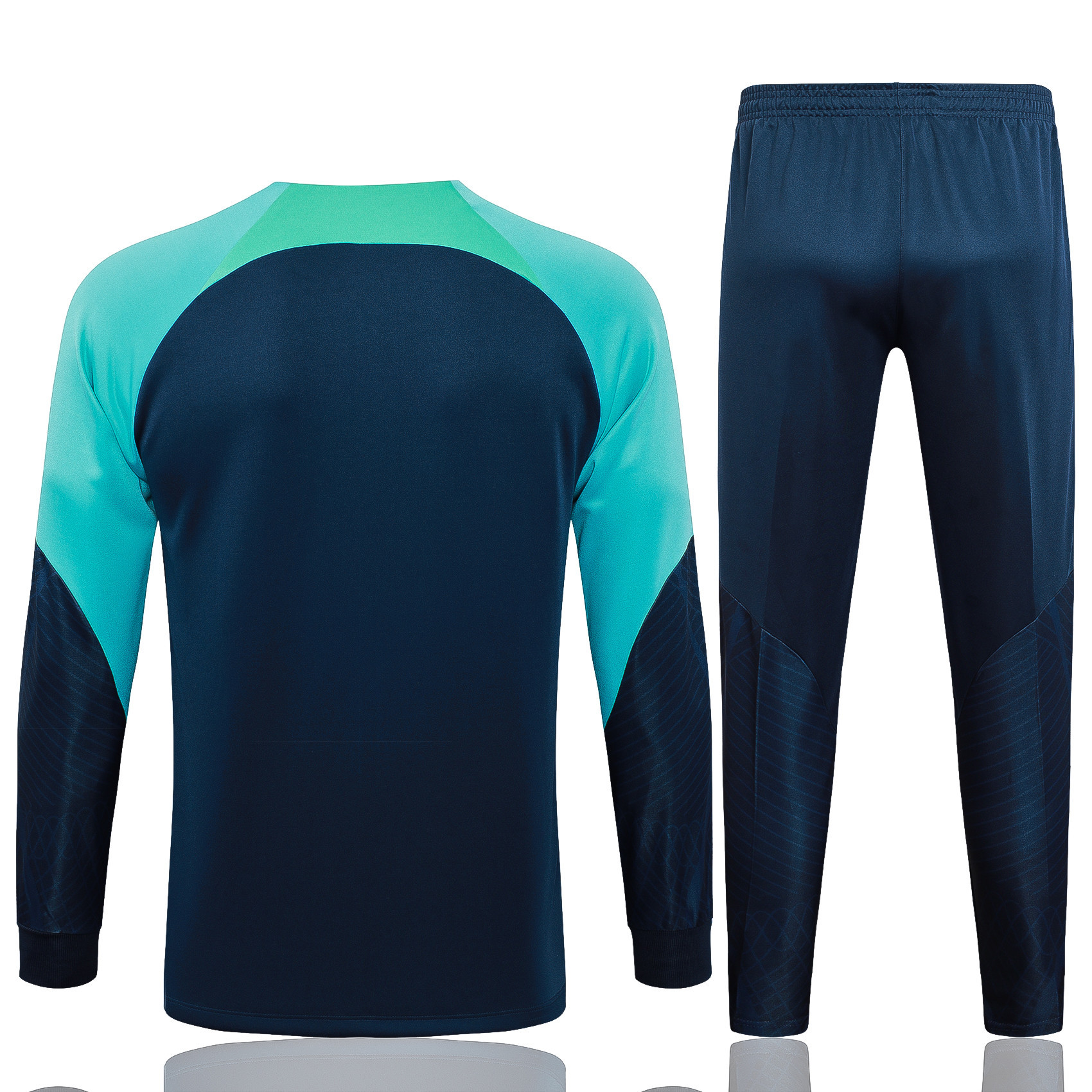 Barcelona Football Tracksuit/ Anthem Jacket 23/24 – Teal/Navy Blue