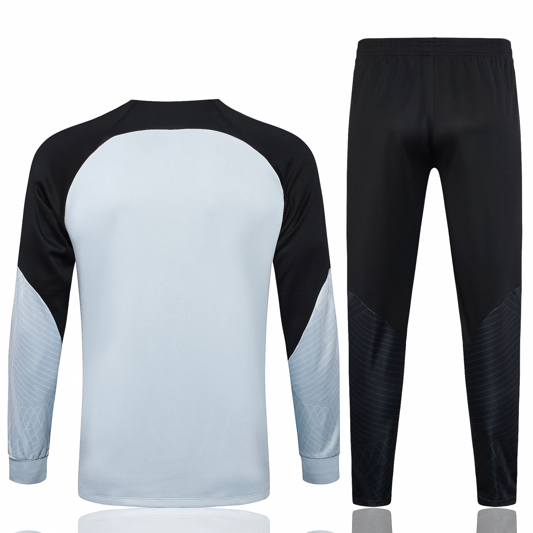 Barcelona Football Tracksuit/ Anthem Jacket 23/24 – Grey/Black