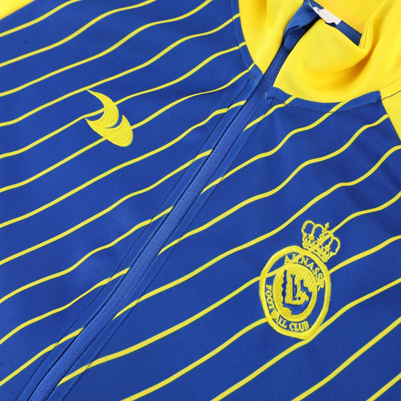 Olympique Marseille Football Tracksuit/ Anthem Jacket 23/24 – Royal Blue/Yellow