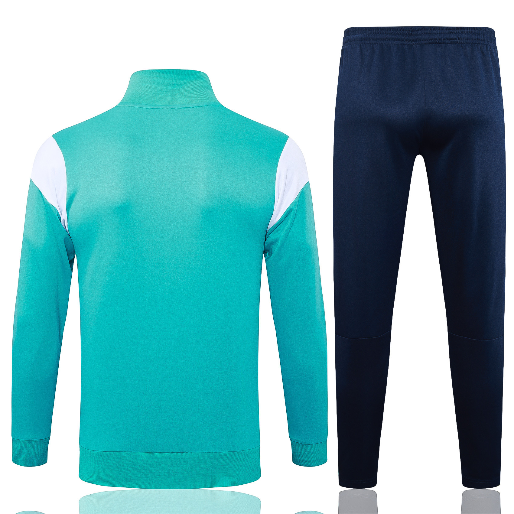 Marseille Football Tracksuit/ Anthem Jacket 23/24 – Aqua/Navy Blue