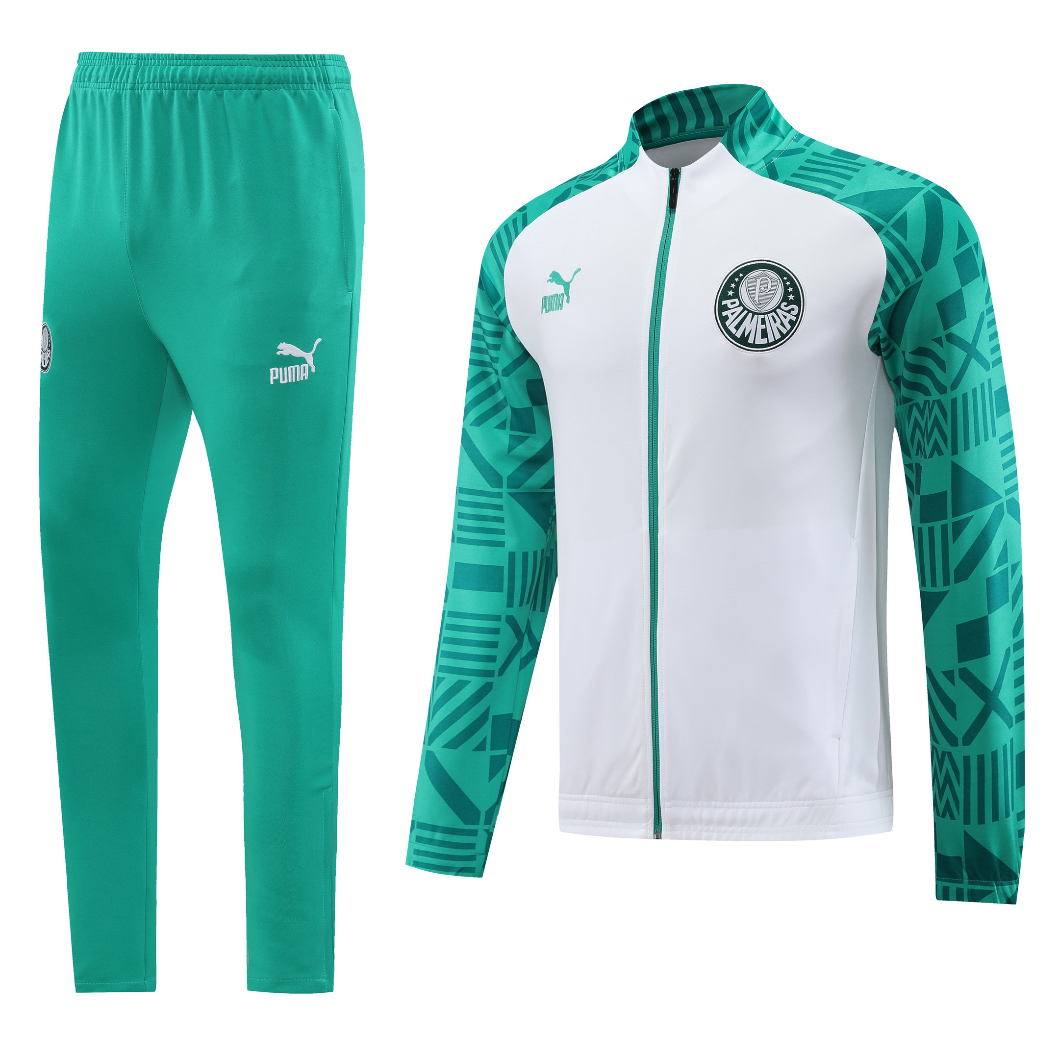 Sociedade Esportiva Palmeiras Football Tracksuit/ Anthem Jacket 23/24 – Green White