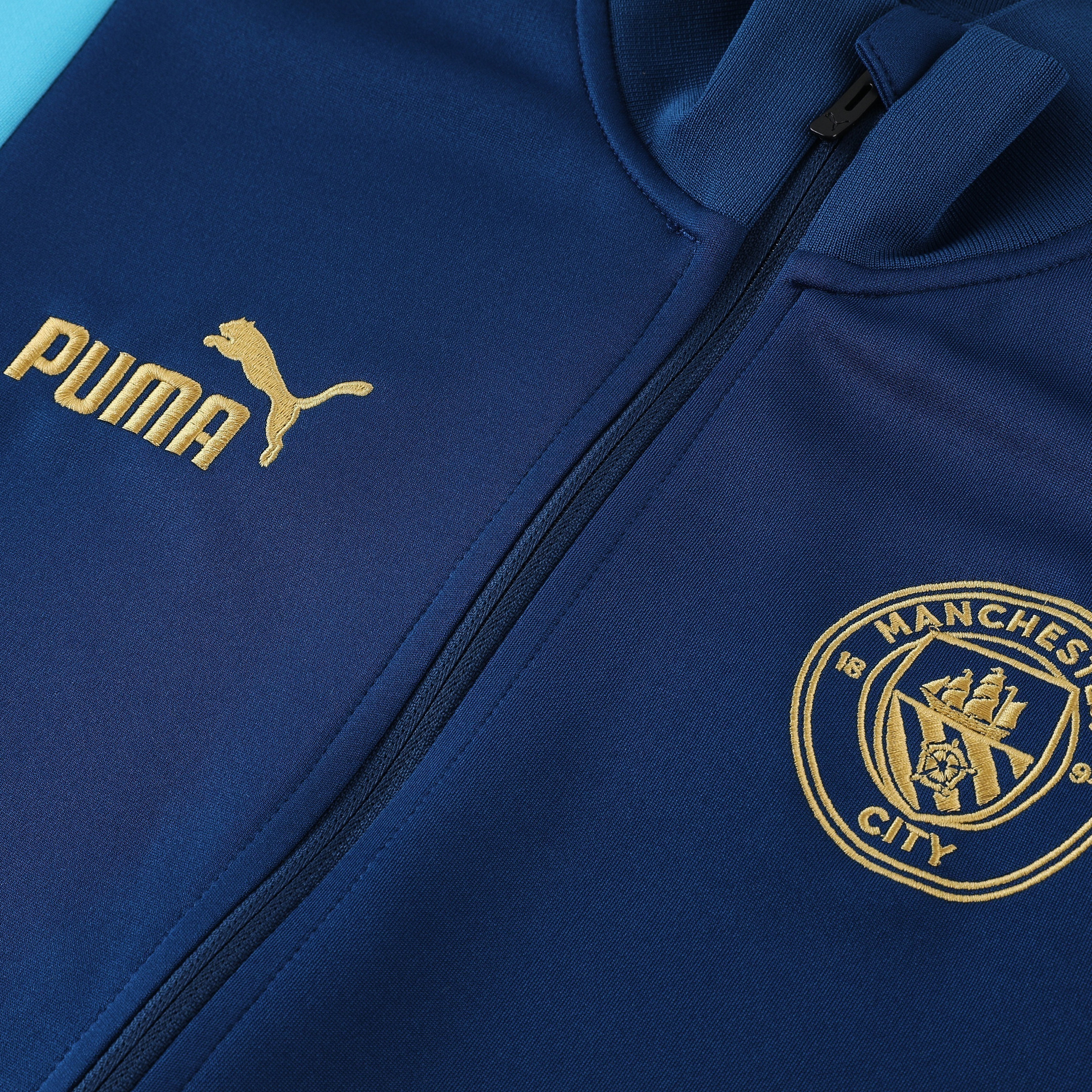 Manchester City Football Tracksuit/ Anthem Jacket 23/24 – Royal Blue
