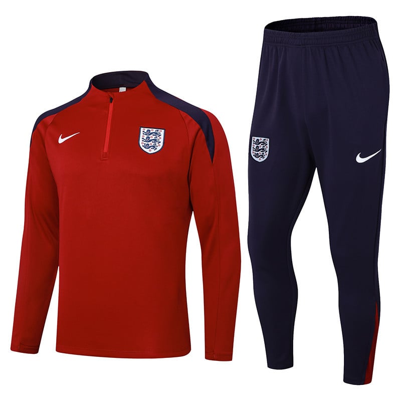 England National Team Training Top Set 24/25 – Maroon Red/Purple