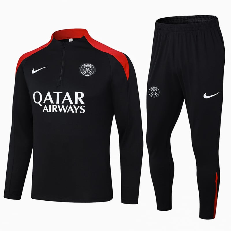 Paris Saint Germain Training Top Set 24/25 – Black/Red
