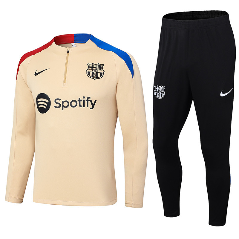 Barcelona National Team Training Top Set 24/25 – Wheat/Black