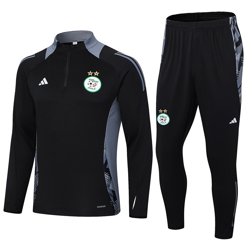 Algeria National Team Training Top Set 24/25 – Dark Grey/Black