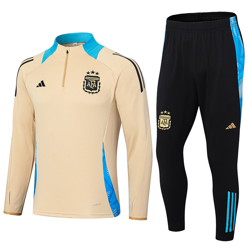 Argentina National Team Training Top Set 24/25 – Wheat/Black