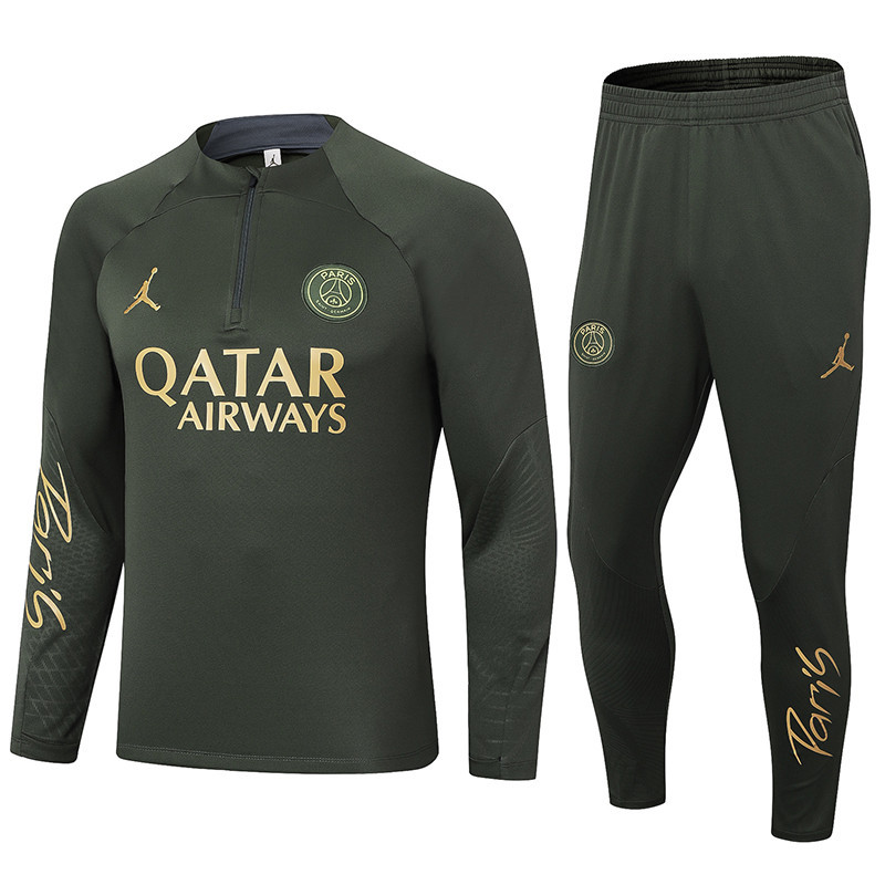 Paris Saint Germain Training Top Set 23/24 – Olive