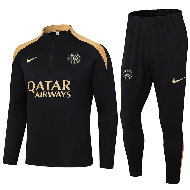 Paris Saint Germain Training Top Set 24/25 – Black/Gold