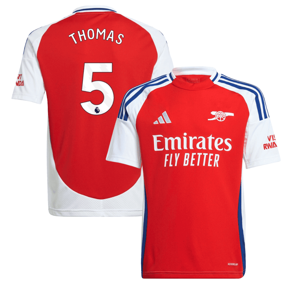 Thomas Partey 5 Arsenal 2024/25 Home YOUTH Jersey – Red