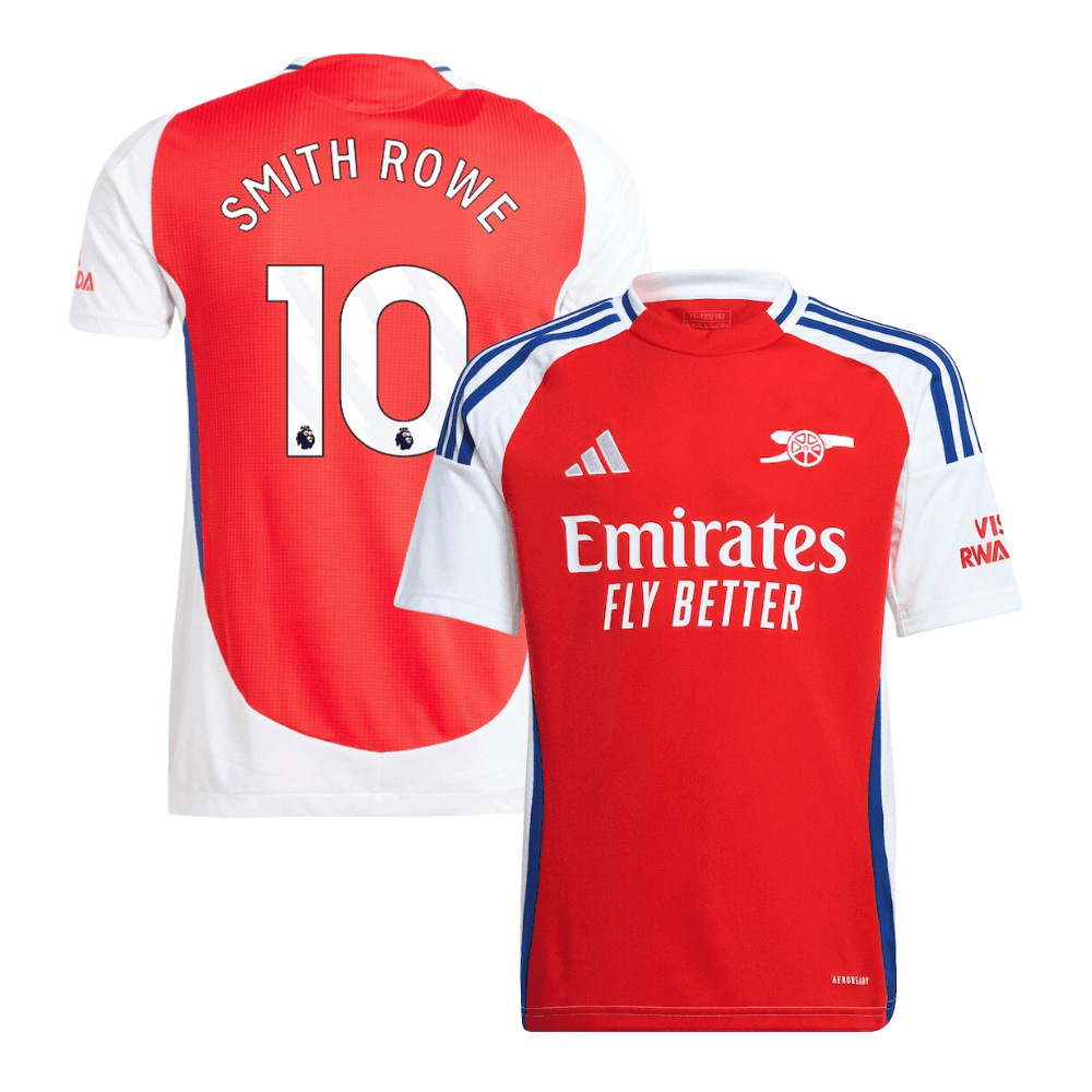 Emile Smith Rowe 10 Arsenal 2024/25 Home YOUTH Jersey – Red