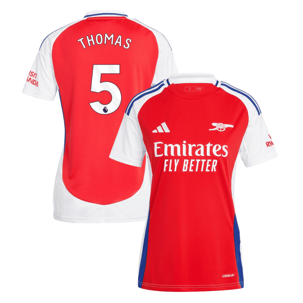 Thomas Partey 5 Arsenal 2024/25 Home Women Jersey – Red