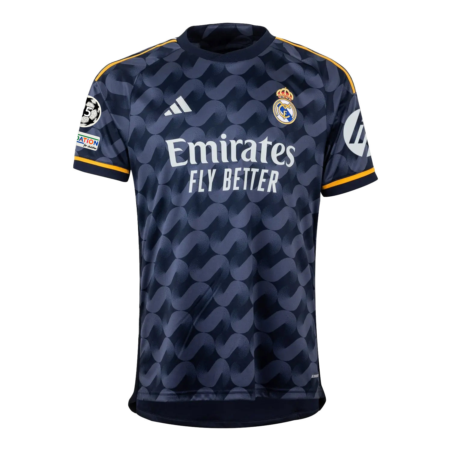 Toni Kroos 8 Football Legend Real Madrid 2023/24 Away Jersey – Men – UEFA Patch
