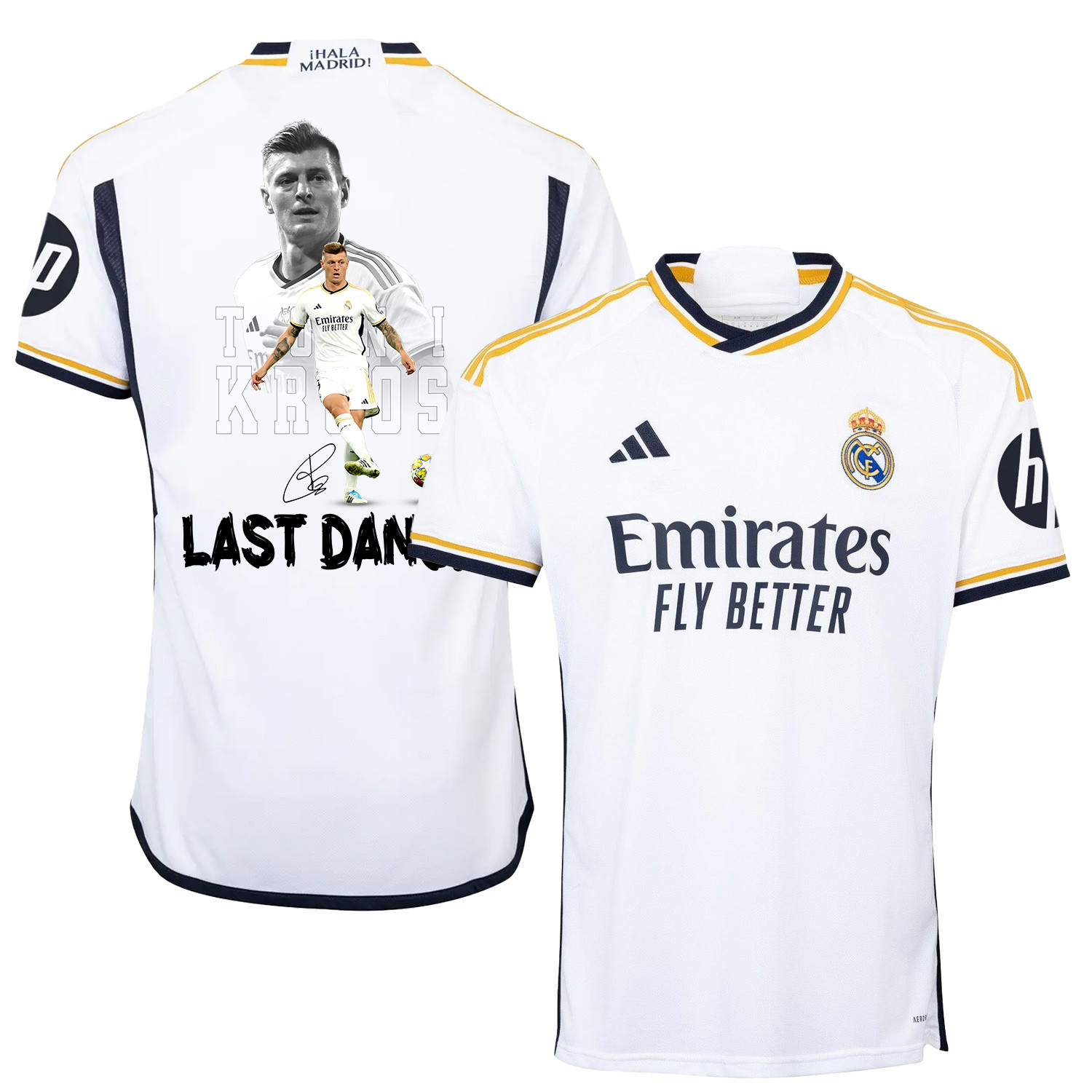 Toni Kroos 8 Real Madrid Last Dance 2023/24 Home Jersey – Men
