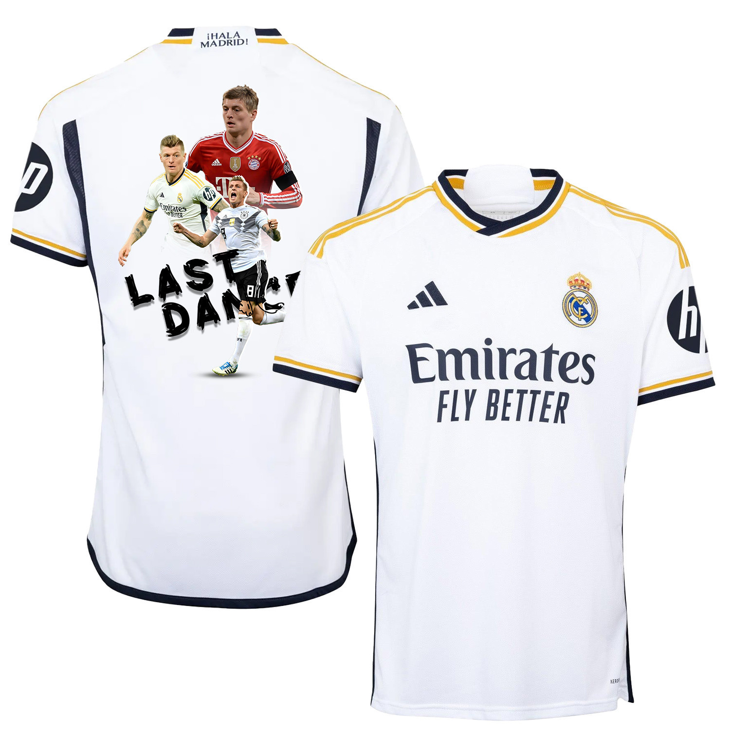 Toni Kroos 8 Real Madrid Last Dance V2 2023/24 Home Jersey – Men