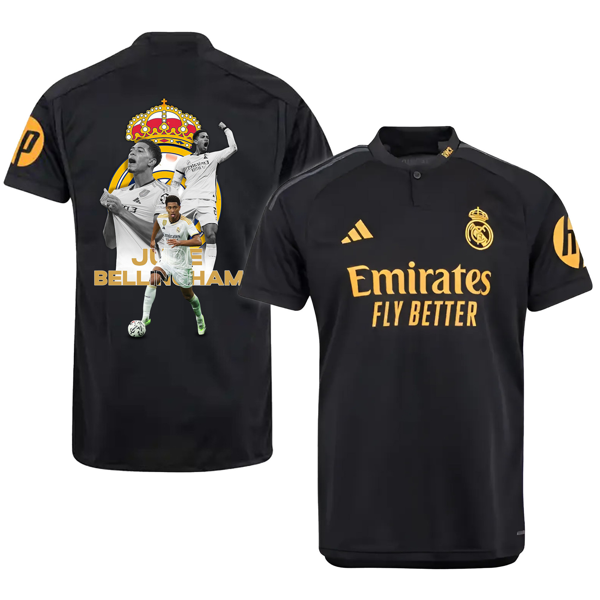 Jude Bellingham 5 Real Madrid Logo Third Jersey – Men