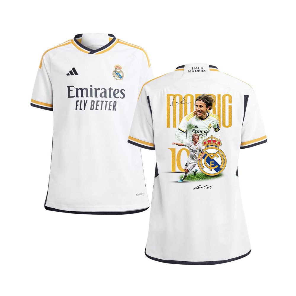 Luka Modric 10 Real Madrid 2023/24 Legacy Of A Legend Home YOUTH jersey