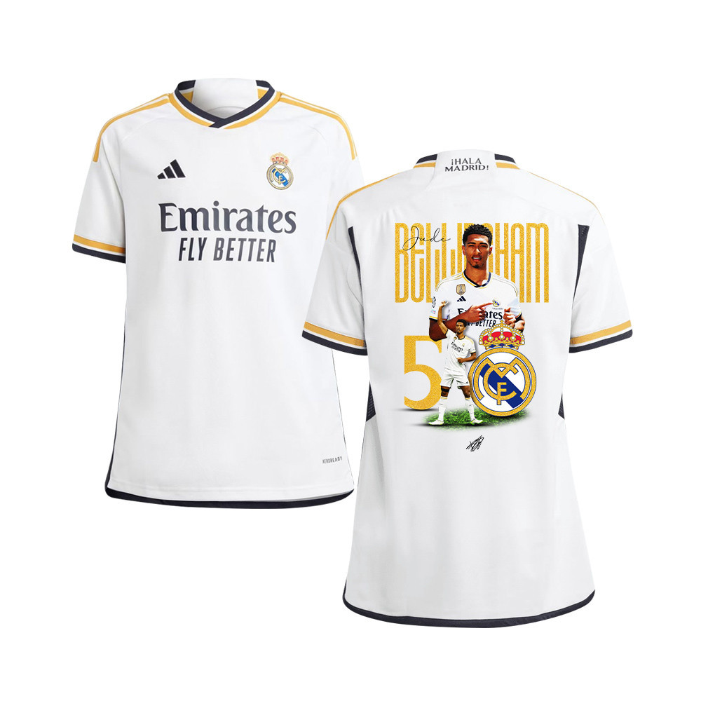 Jude Bellingham 5 Real Madrid 2023/24 Legacy Of A Legend Home YOUTH jersey