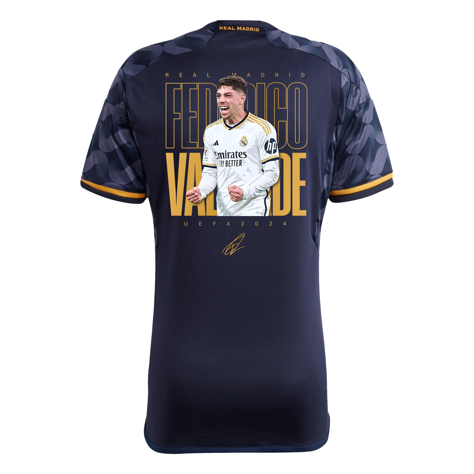 Federico Valverde 15 Starball 15 Times Champions Real Madrid 2023/24 Men Jersey – Winner's Icon Idea