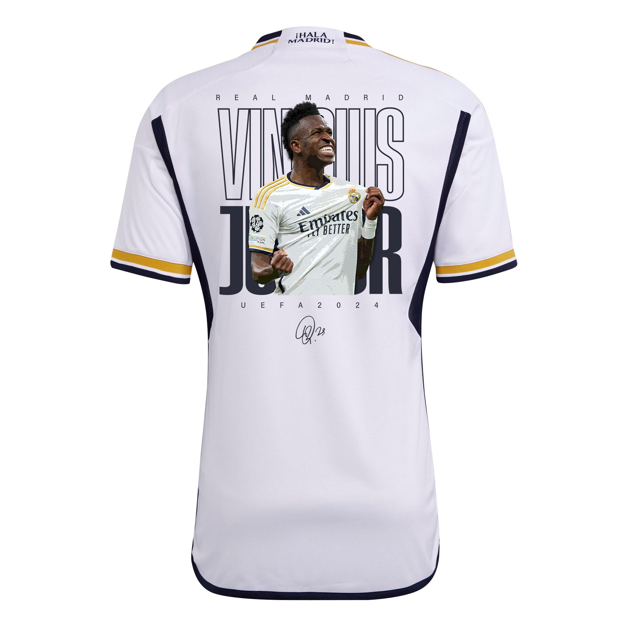 Vinicius Junior 7 Starball 15 Times Champions Real Madrid 2023/24 Men Jersey – Winner's Icon Idea