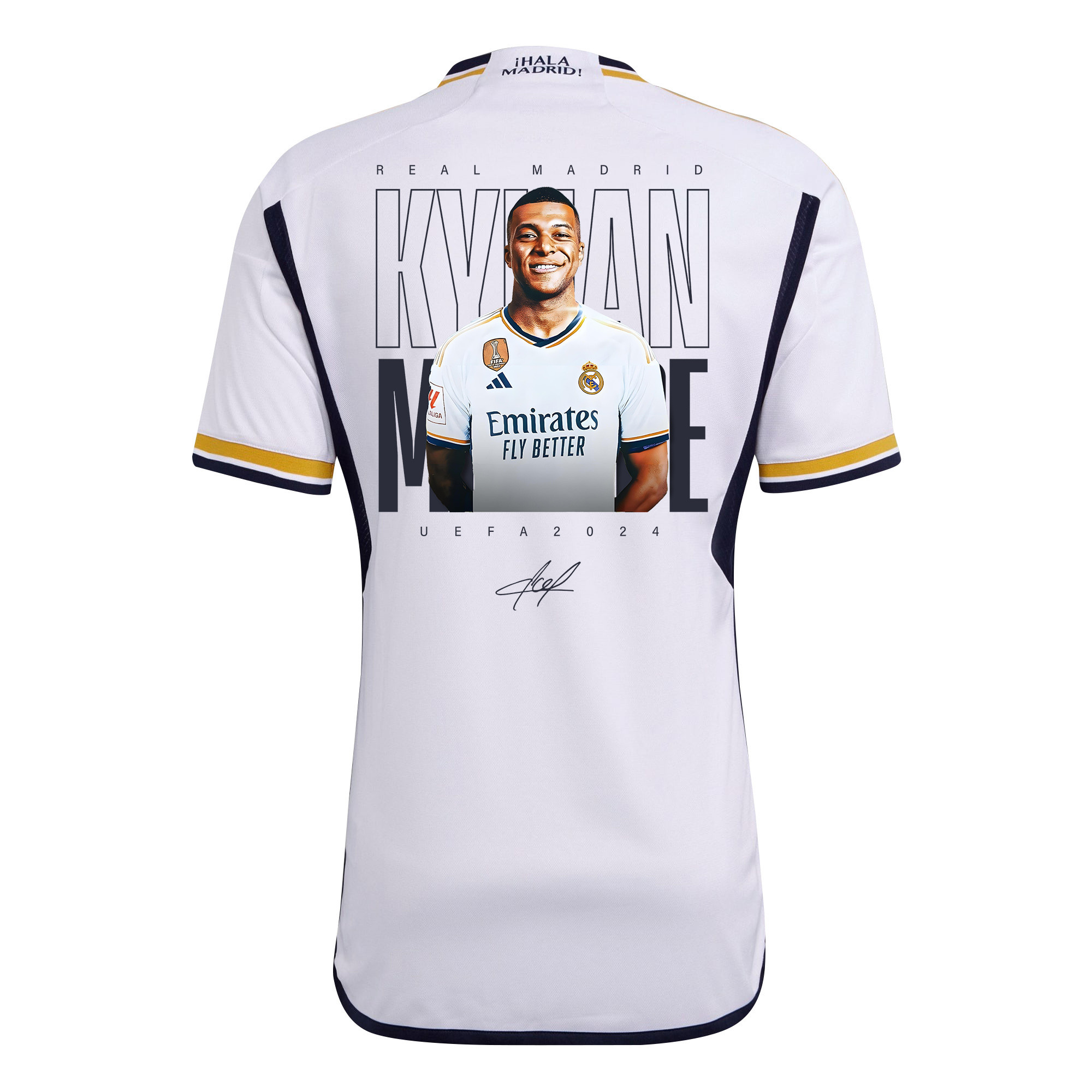 Kylian Mbapp Starball 15 Times Champions Real Madrid 2023/24 Men Jersey – Winner's Icon Idea