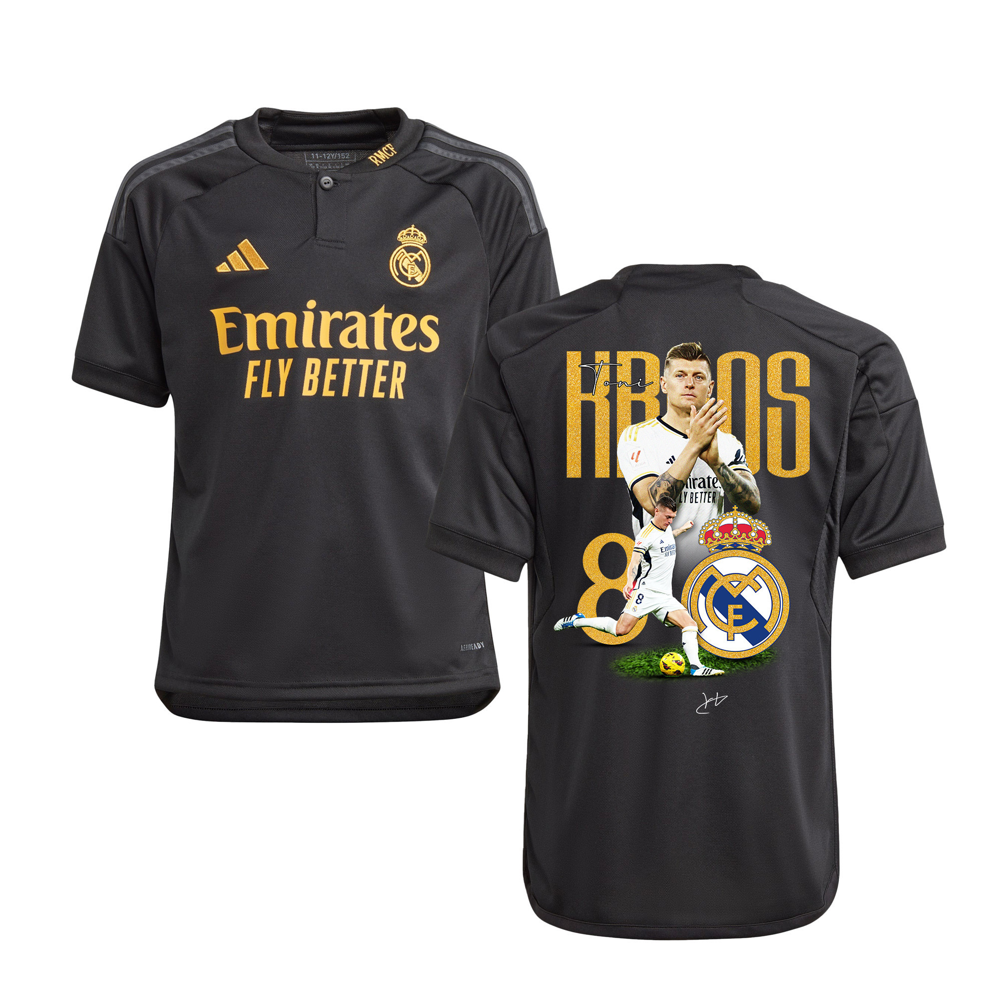 Toni Kroos 8 Real Madrid 2023/24 Legacy Of A Legend Third YOUTH jersey