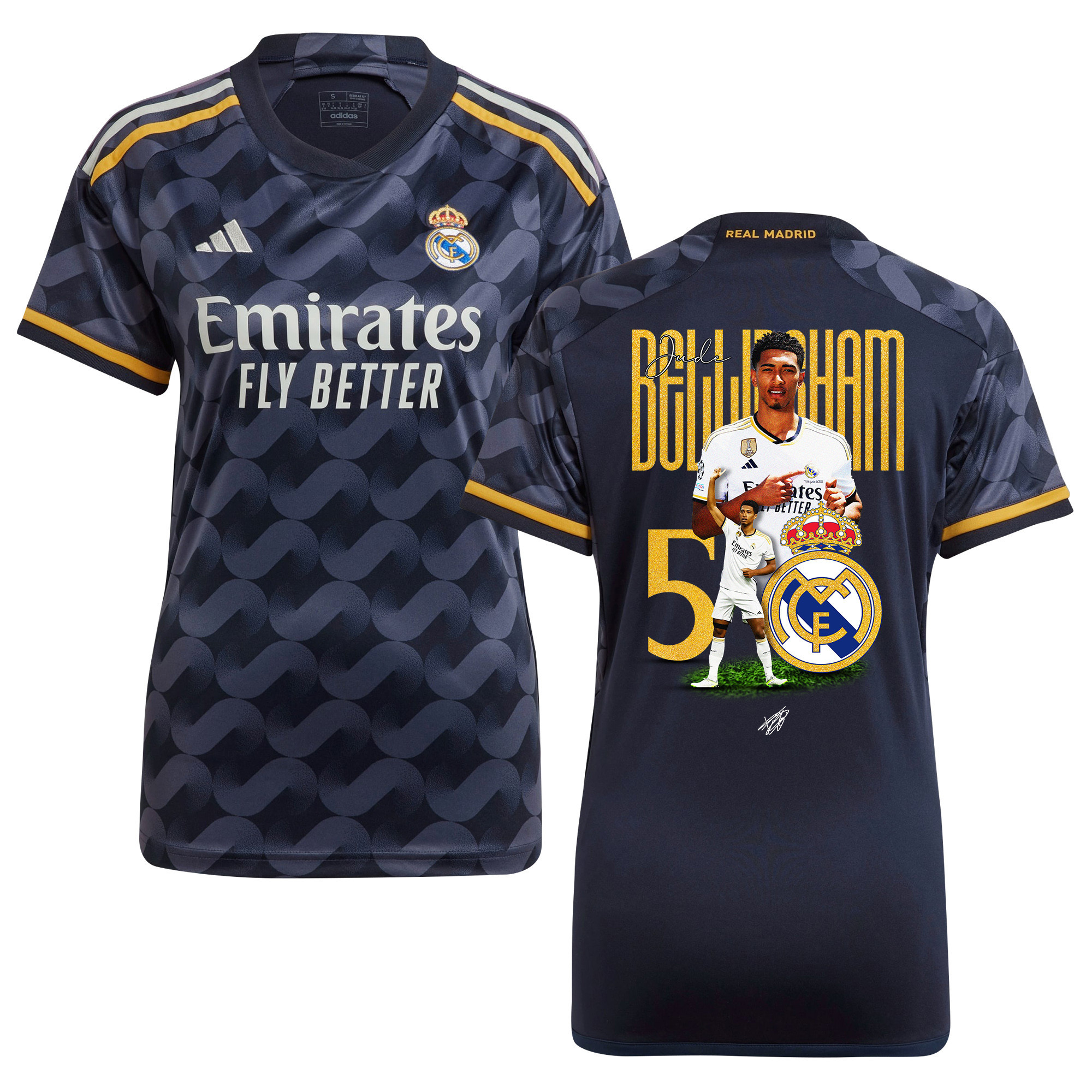 Jude Bellingham 5 Real Madrid 2023/24 Legacy Of A Legend Away Jersey – Women