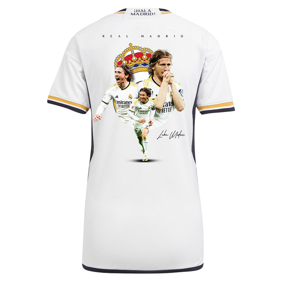 Luka Modric 10 Real Madrid 2023/24 Women Jersey – Best Moments Idea