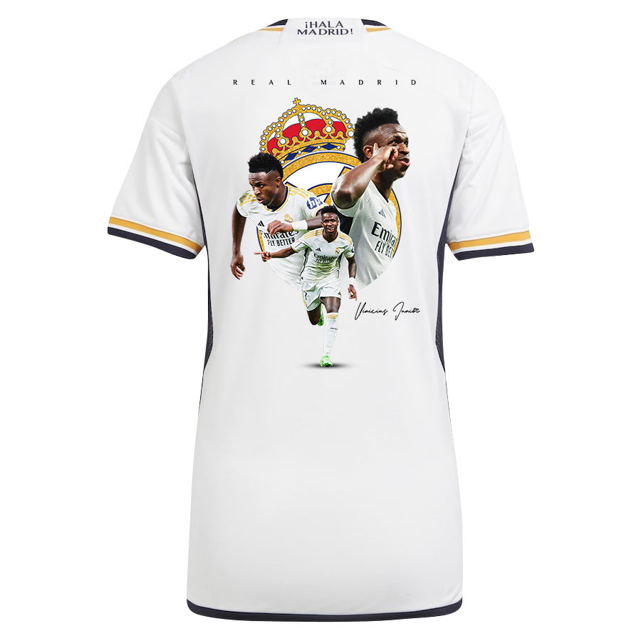 Vinicius Junior 7 Real Madrid 2023/24 Women Jersey – Best Moments Idea