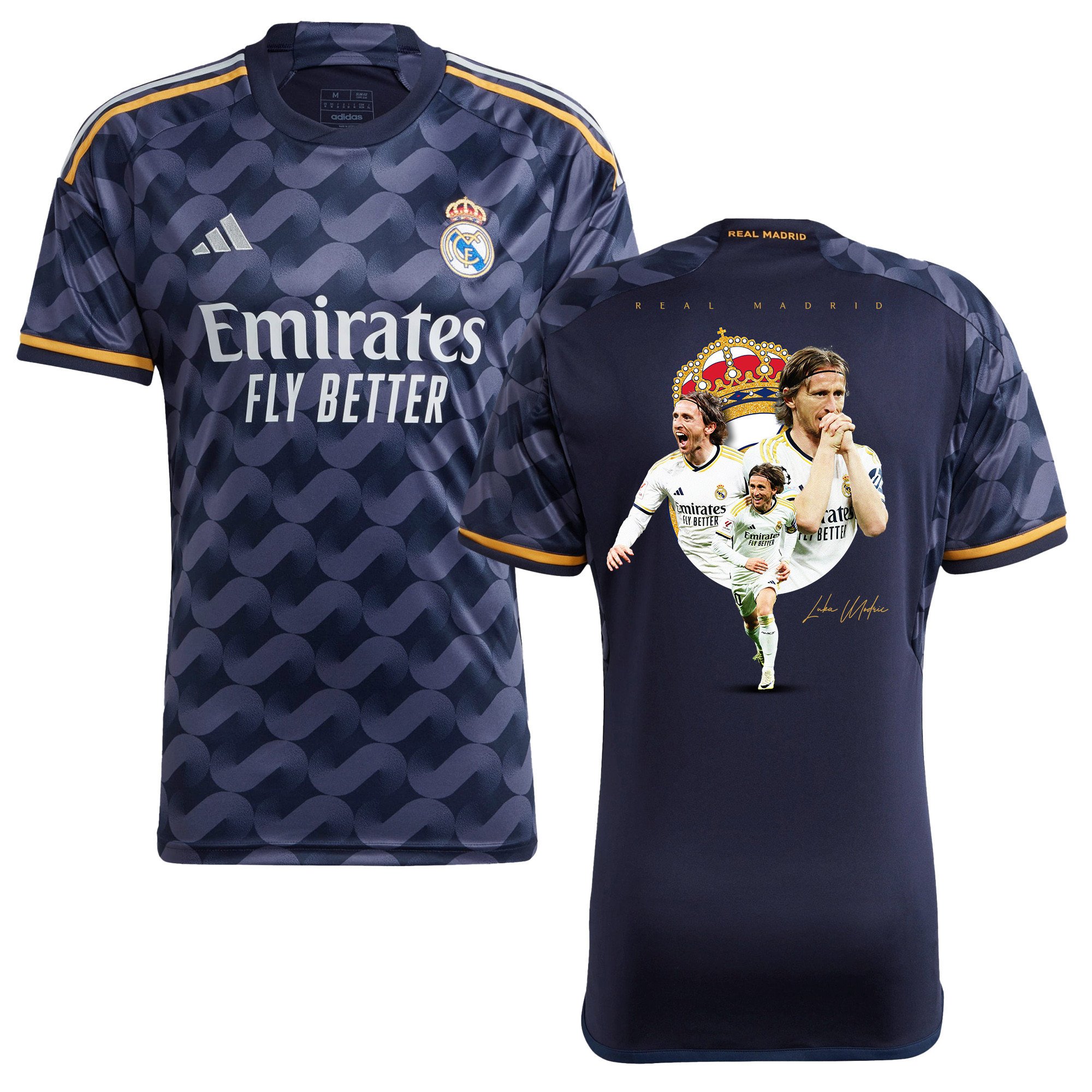 Luka Modric 10 Real Madrid 2023/24 Men Away Jersey – Best Moments