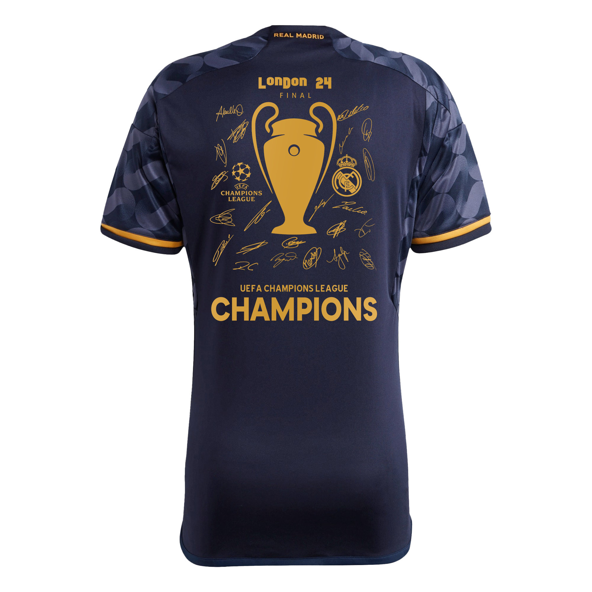 Real Madrid UEFA 15 Times Champions Trophy 2023/24 Jersey – Men