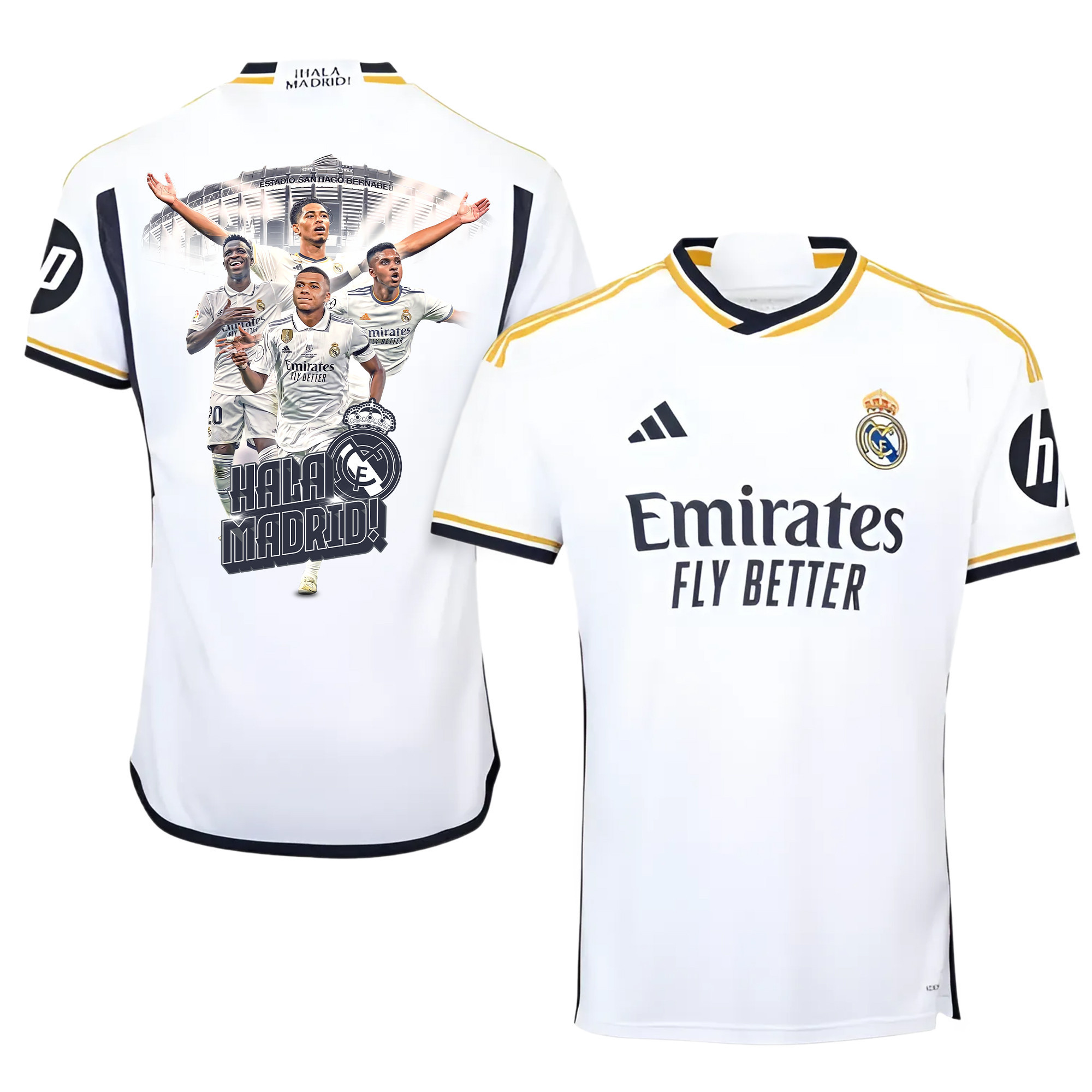 Hala Madrid Real Madrid 2023/24 Home Jersey – Men