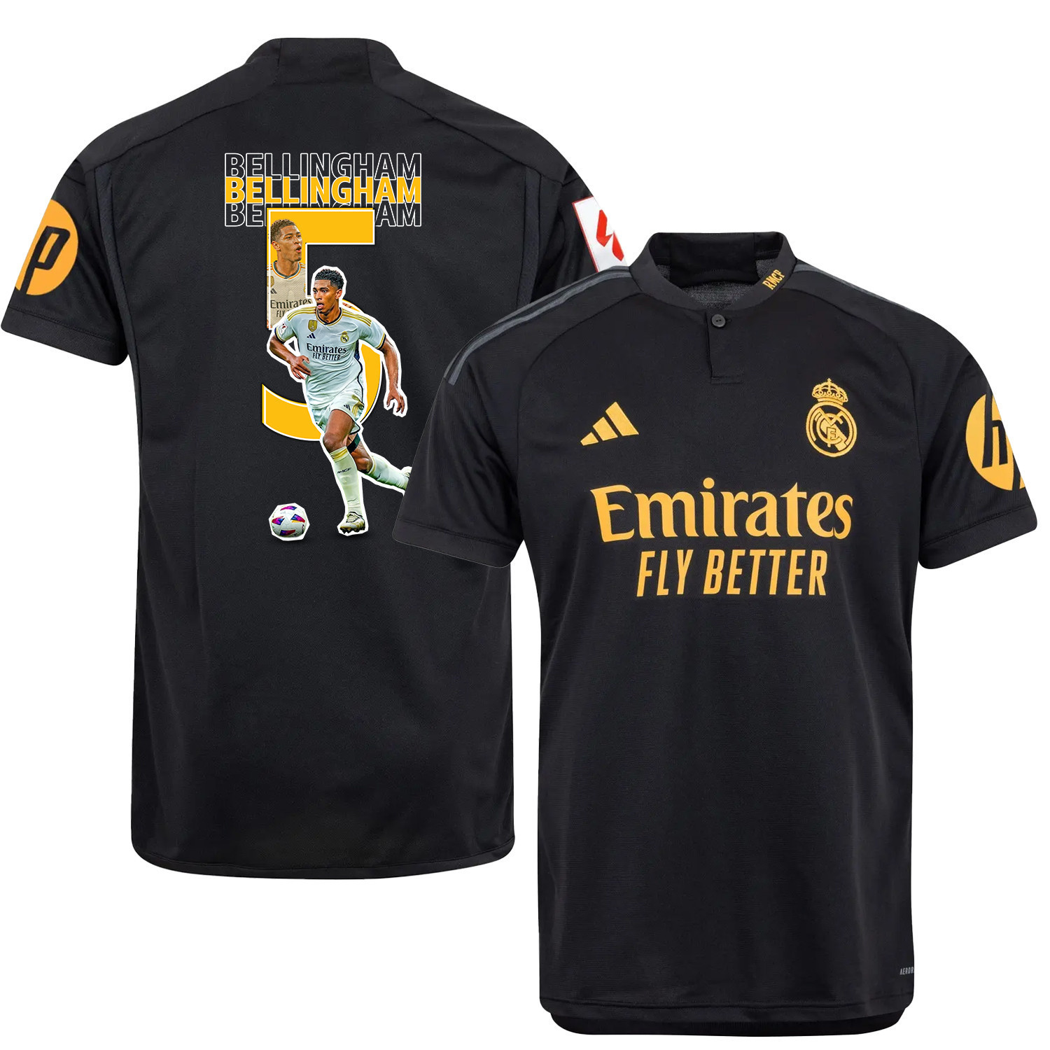 Jude Bellingham 5 Real Madrid Art Design Third Jersey – Men