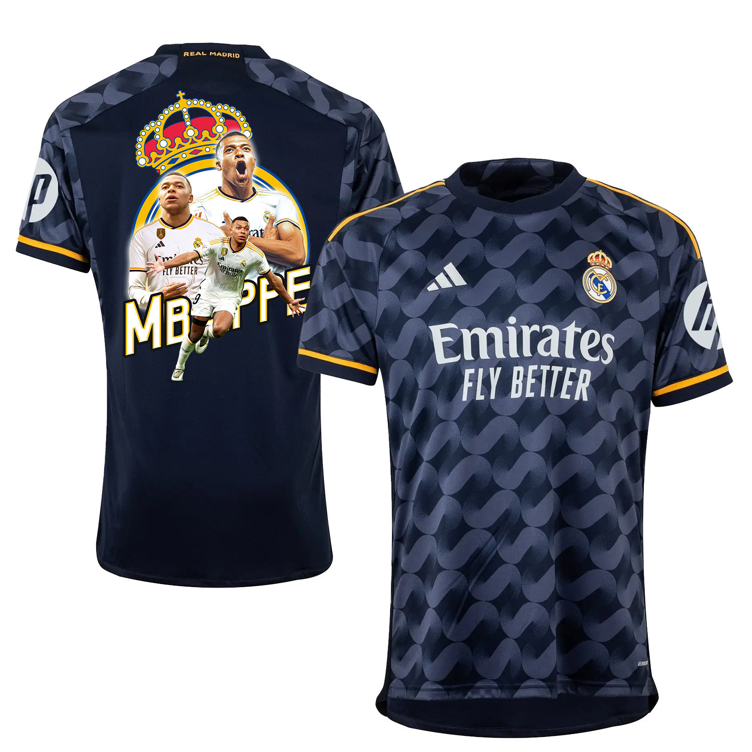 Kylian Mbapp 9 Real Madrid V2 Away Jersey – Men