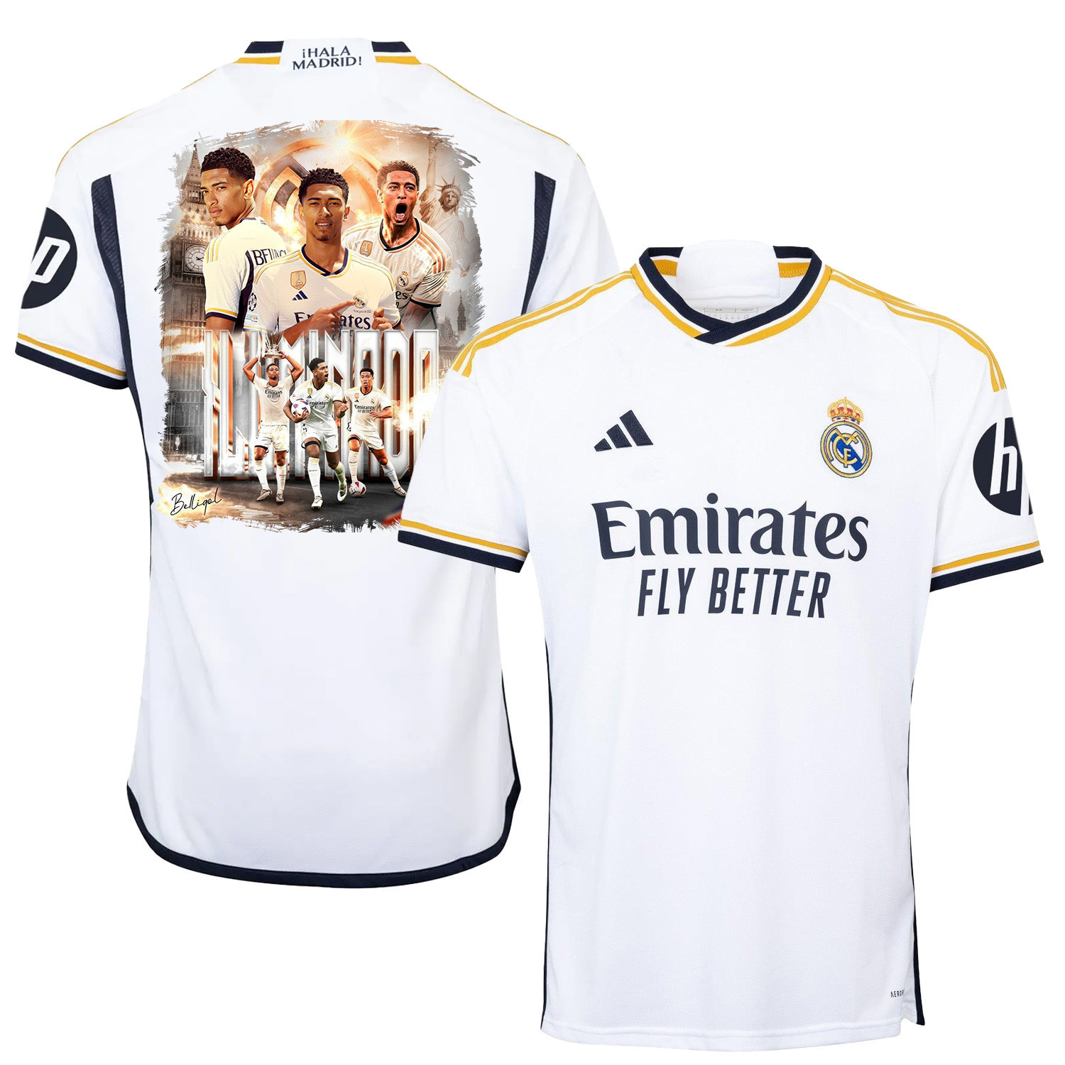 Jude Bellingham 5 Real Madrid Home Jersey White 2023/24 –