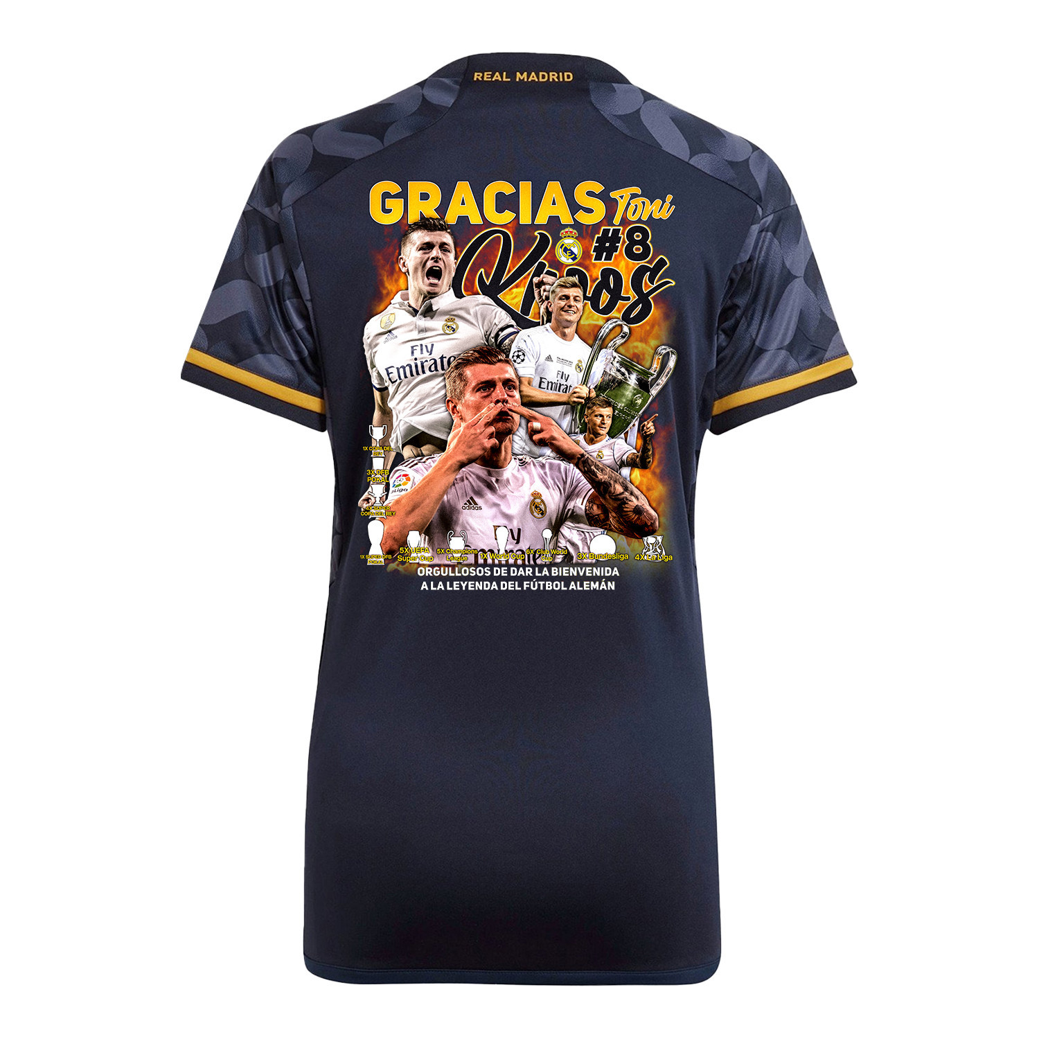 Thank you Toni Kroos 8 Real Madrid 2023/24 Thank you Away Jersey – Men