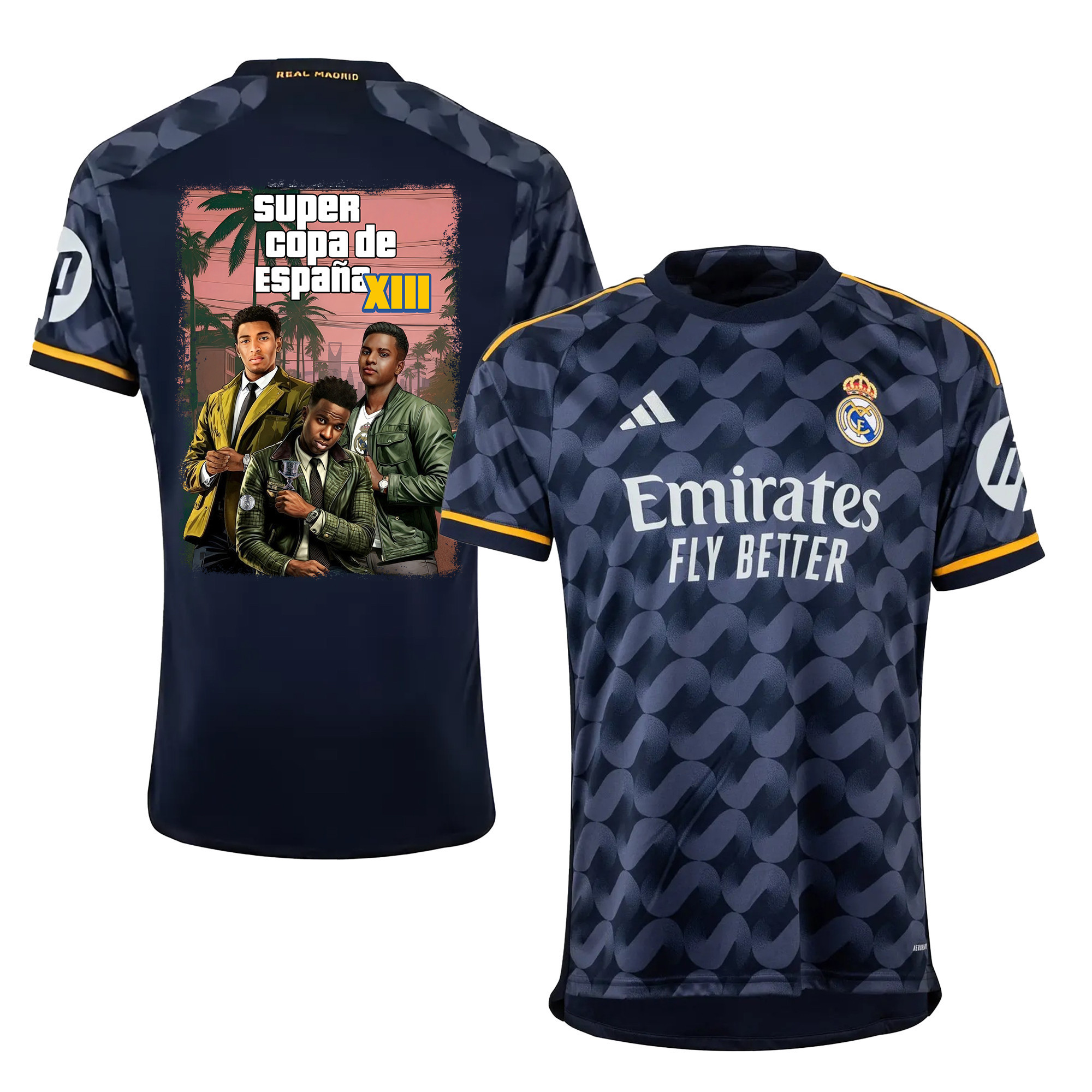 Real Madrid Away Jersey Super Copa De Espana – Men