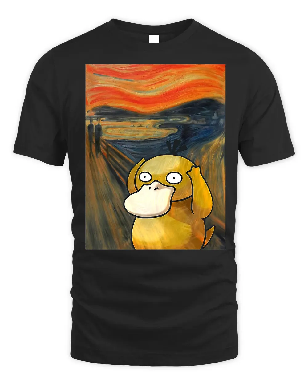 T-Shirt Screaming Psyduck Swea, The Scream Art Swea, Tour, Music Swea